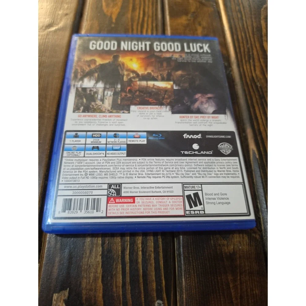 Dying Light (Sony PlayStation 4, 2015) CIB Complete Tested‎ Working